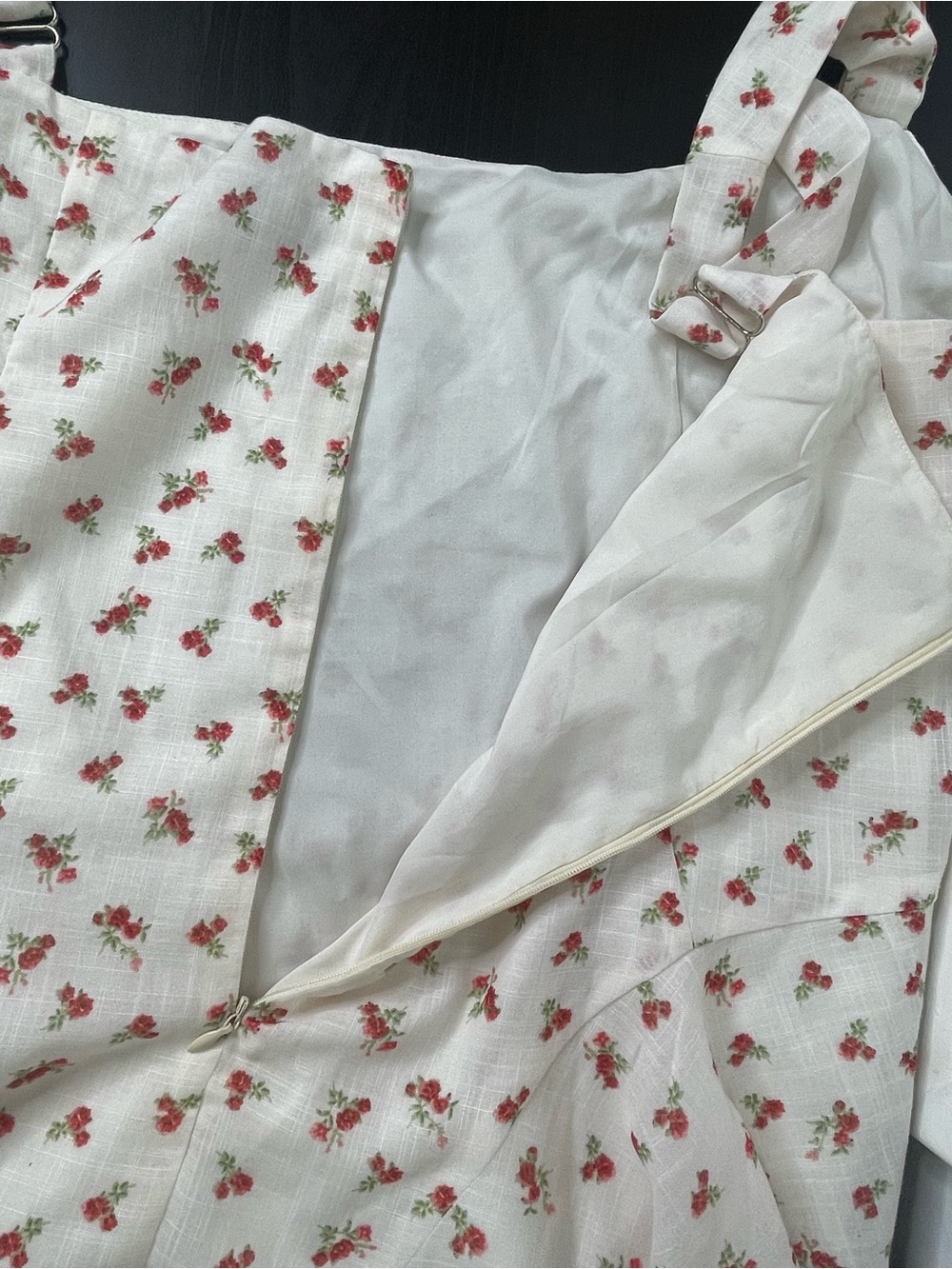 Peppermayo Kiva Red Ditsy Floral Mini Dress Flare Plus Size 4XL US - Picture 4 of 13